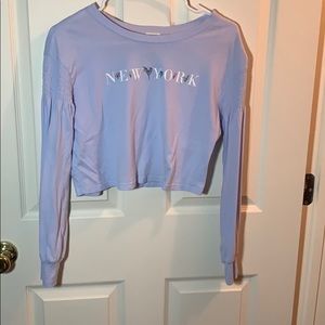 Size XS Garage Long-Sleeved Cropped Tee